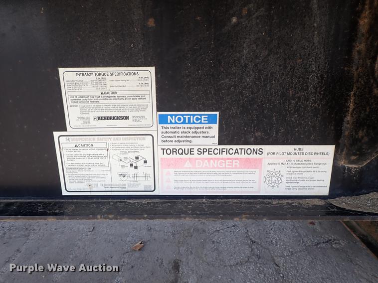 image for item DF8850 2006 Fontaine EFTW-7-8048WSAWK flatbed trailer