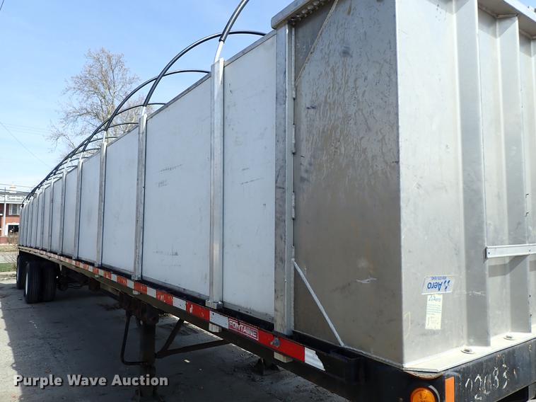 image for item DF8850 2006 Fontaine EFTW-7-8048WSAWK flatbed trailer
