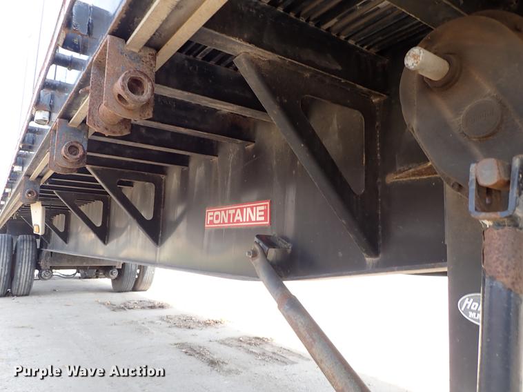 image for item DF8850 2006 Fontaine EFTW-7-8048WSAWK flatbed trailer
