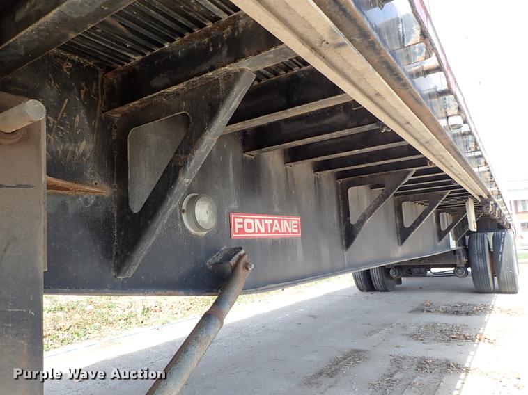 image for item DF8850 2006 Fontaine EFTW-7-8048WSAWK flatbed trailer