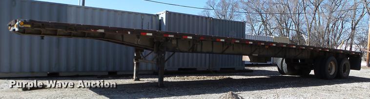 image for item EW9986 1993 Trailmobile F7AT-5EAA flatbed trailer