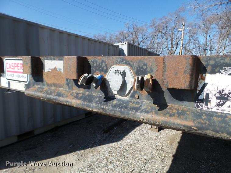 image for item EW9986 1993 Trailmobile F7AT-5EAA flatbed trailer