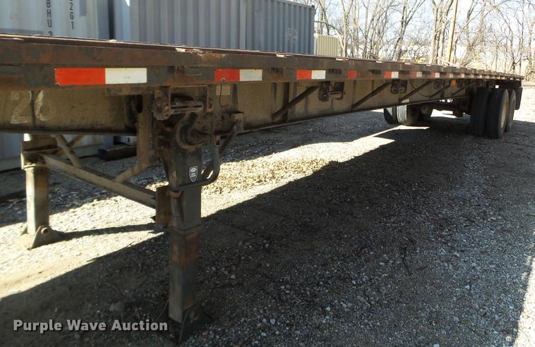 image for item EW9986 1993 Trailmobile F7AT-5EAA flatbed trailer
