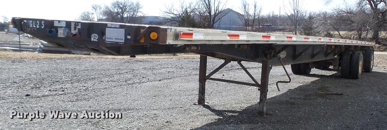 image for item EW9987 1998 Fontaine LFTW-6-8048WSAK flatbed trailer