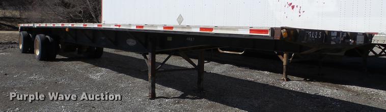 image for item EW9987 1998 Fontaine LFTW-6-8048WSAK flatbed trailer