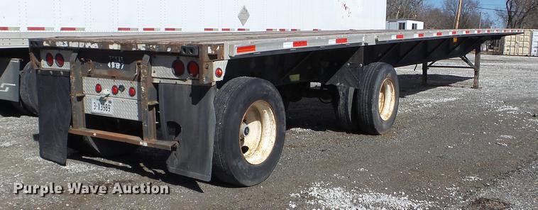 image for item EW9987 1998 Fontaine LFTW-6-8048WSAK flatbed trailer