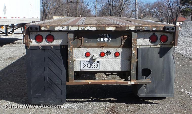 image for item EW9987 1998 Fontaine LFTW-6-8048WSAK flatbed trailer
