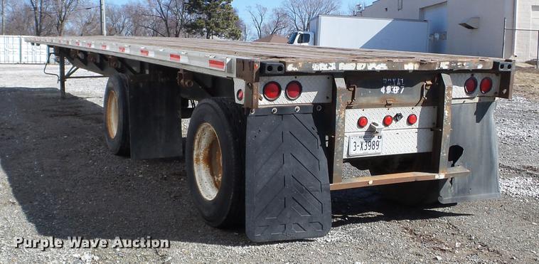 image for item EW9987 1998 Fontaine LFTW-6-8048WSAK flatbed trailer