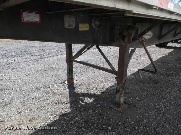 image for item EW9987 1998 Fontaine LFTW-6-8048WSAK flatbed trailer