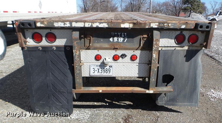 image for item EW9987 1998 Fontaine LFTW-6-8048WSAK flatbed trailer