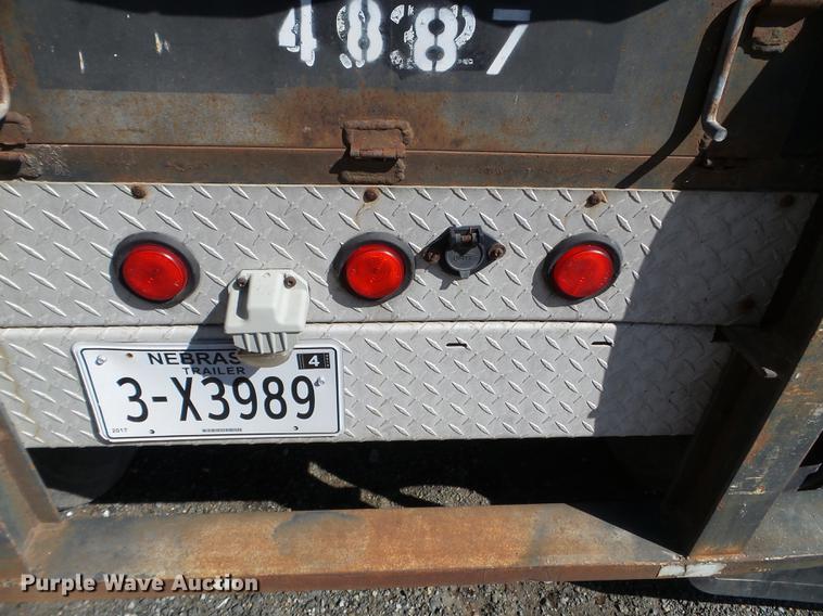 image for item EW9987 1998 Fontaine LFTW-6-8048WSAK flatbed trailer