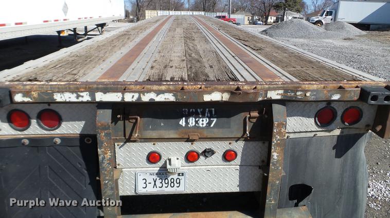 image for item EW9987 1998 Fontaine LFTW-6-8048WSAK flatbed trailer