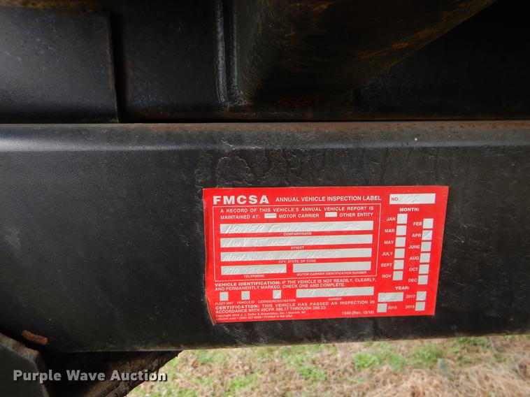 image for item EZ9821 2001 Fruehauf end dump trailer