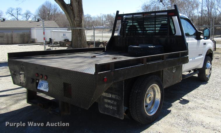 image for item DB6765 1999 Ford F450 Super Duty flatbed truck