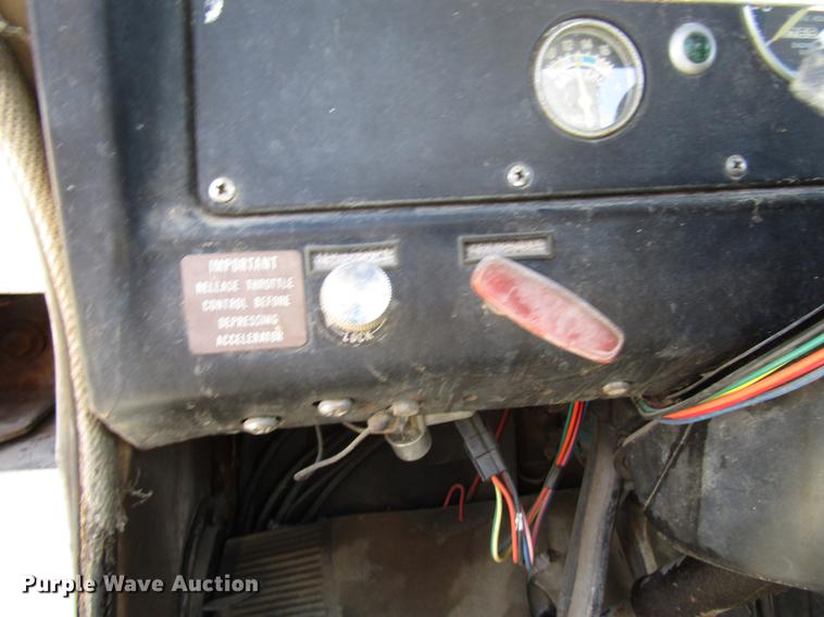 image for item DB6766 1975 International semi truck with Utility bottom dump trailer