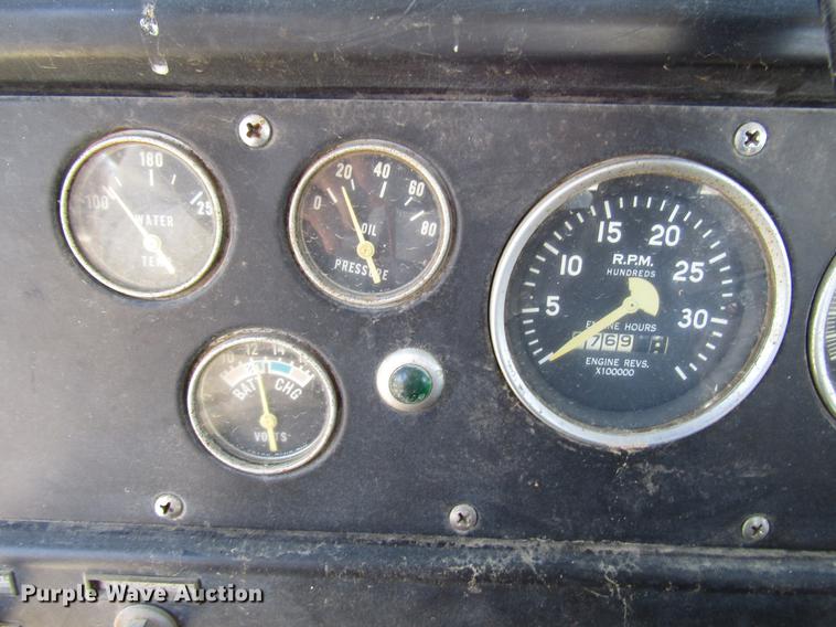 image for item DB6766 1975 International semi truck with Utility bottom dump trailer