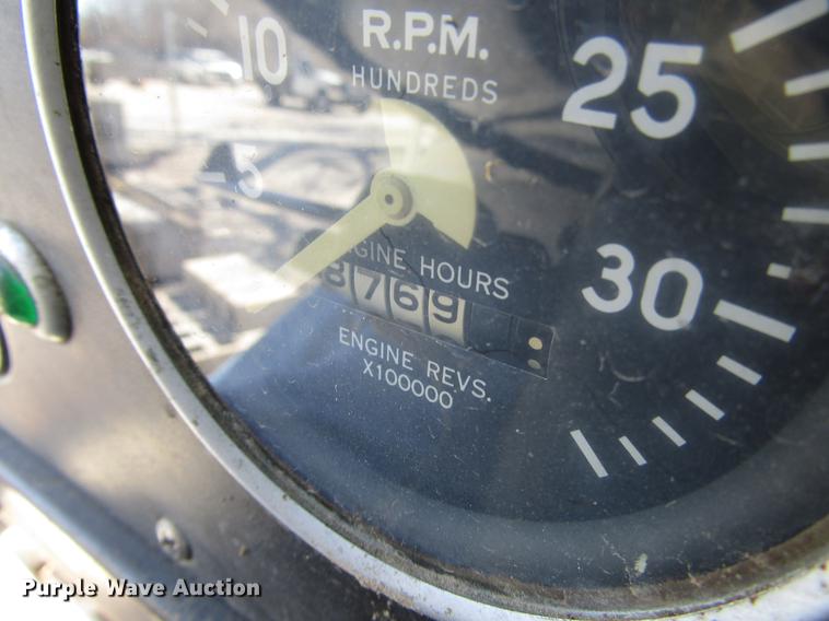 image for item DB6766 1975 International semi truck with Utility bottom dump trailer