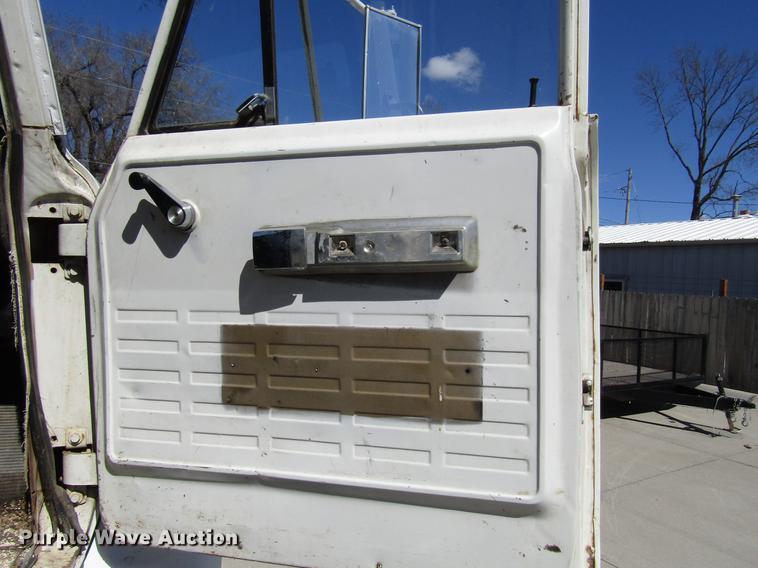 image for item DB6766 1975 International semi truck with Utility bottom dump trailer