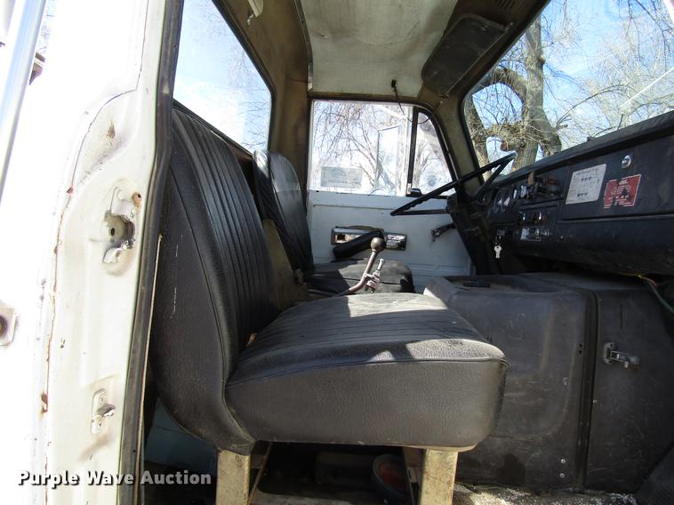 image for item DB6766 1975 International semi truck with Utility bottom dump trailer