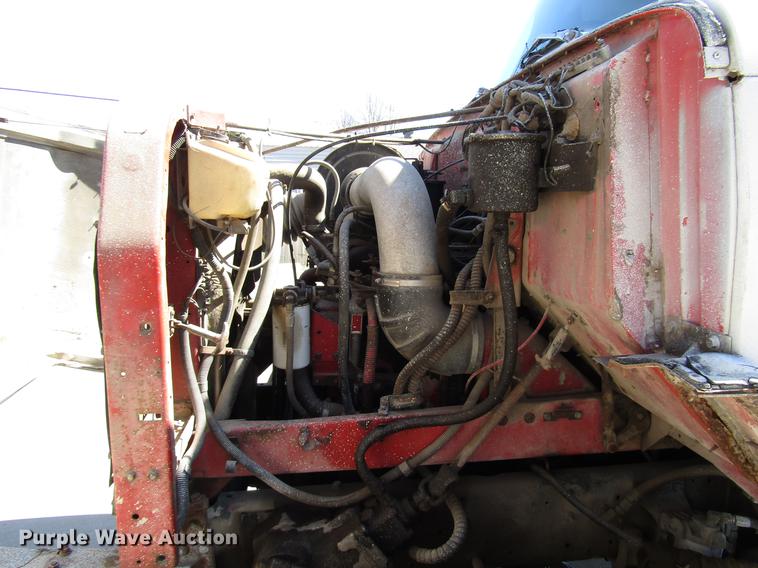 image for item DB6766 1975 International semi truck with Utility bottom dump trailer