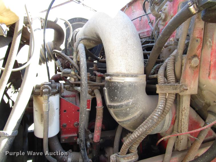 image for item DB6766 1975 International semi truck with Utility bottom dump trailer