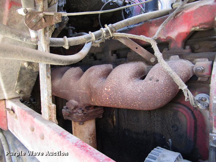 image for item DB6766 1975 International semi truck with Utility bottom dump trailer