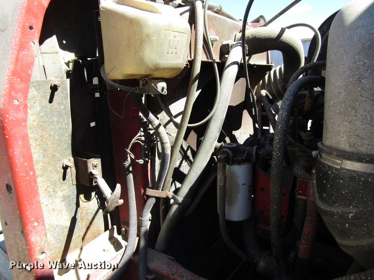 image for item DB6766 1975 International semi truck with Utility bottom dump trailer