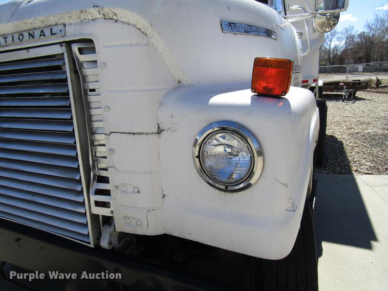 image for item DB6766 1975 International semi truck with Utility bottom dump trailer