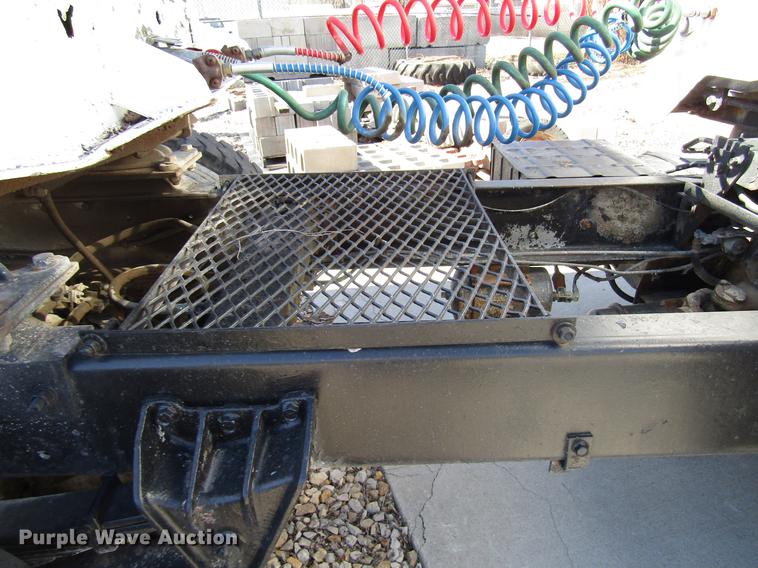 image for item DB6766 1975 International semi truck with Utility bottom dump trailer