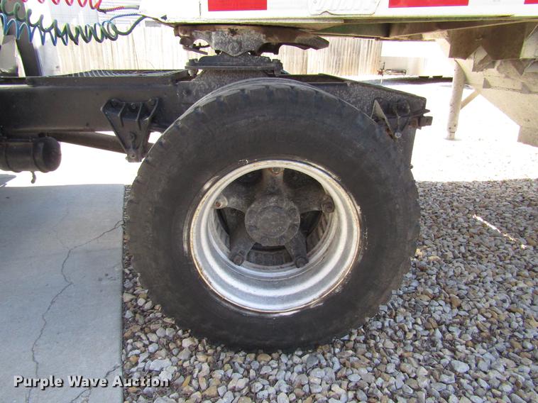 image for item DB6766 1975 International semi truck with Utility bottom dump trailer