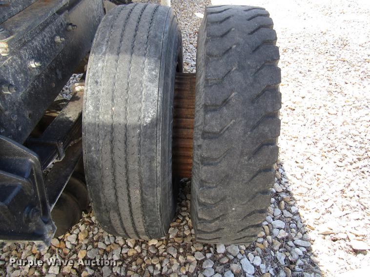 image for item DB6766 1975 International semi truck with Utility bottom dump trailer