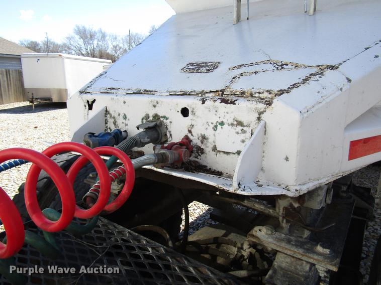 image for item DB6766 1975 International semi truck with Utility bottom dump trailer