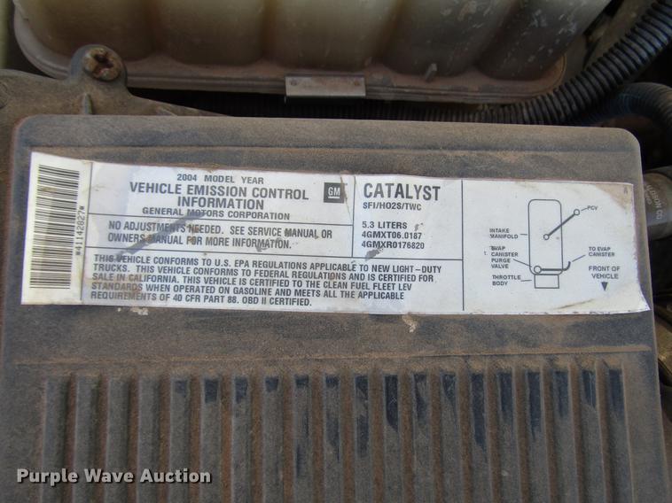 image for item DB6890 2004 GMC Sierra 1500 Ext. Cab pickup truck