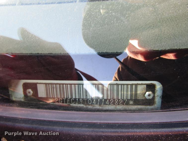 image for item DB6890 2004 GMC Sierra 1500 Ext. Cab pickup truck