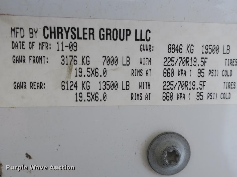 image for item DB8835 2010 Dodge Ram 5500HD pickup truck cab and chassis