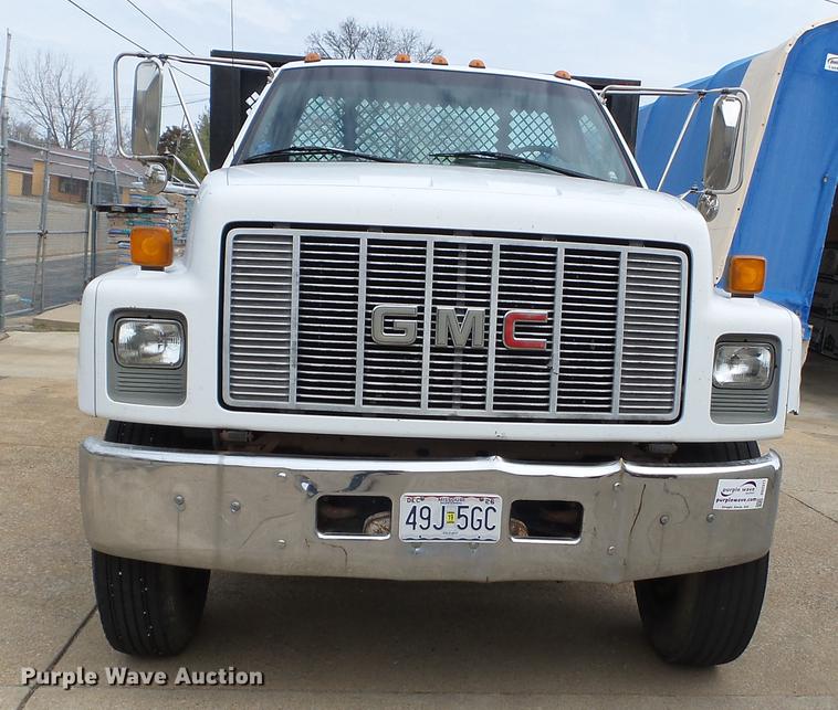 image for item DD2317 1996 GMC Top Kick C6500 flat dump bed truck