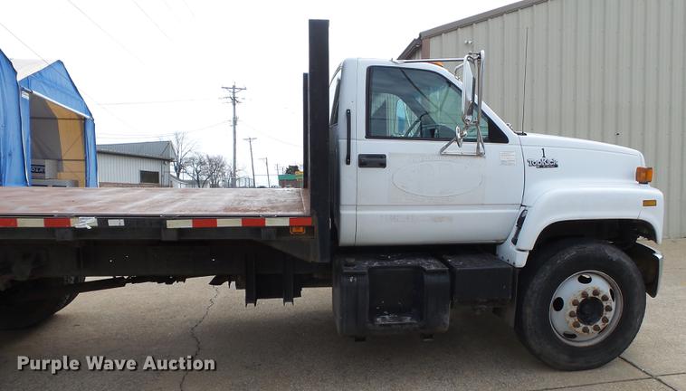 image for item DD2317 1996 GMC Top Kick C6500 flat dump bed truck