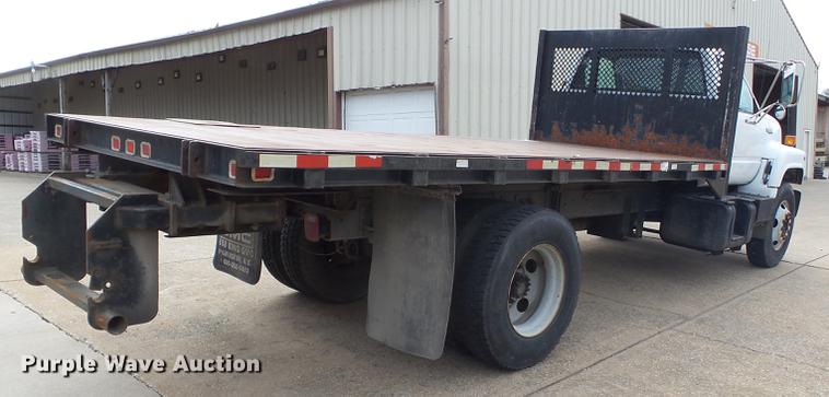 image for item DD2317 1996 GMC Top Kick C6500 flat dump bed truck