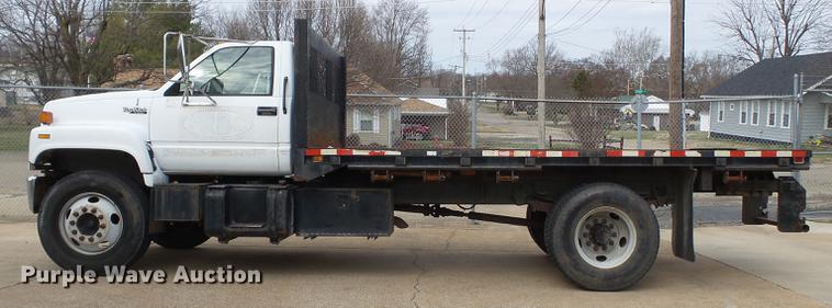 image for item DD2317 1996 GMC Top Kick C6500 flat dump bed truck