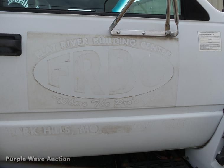 image for item DD2317 1996 GMC Top Kick C6500 flat dump bed truck