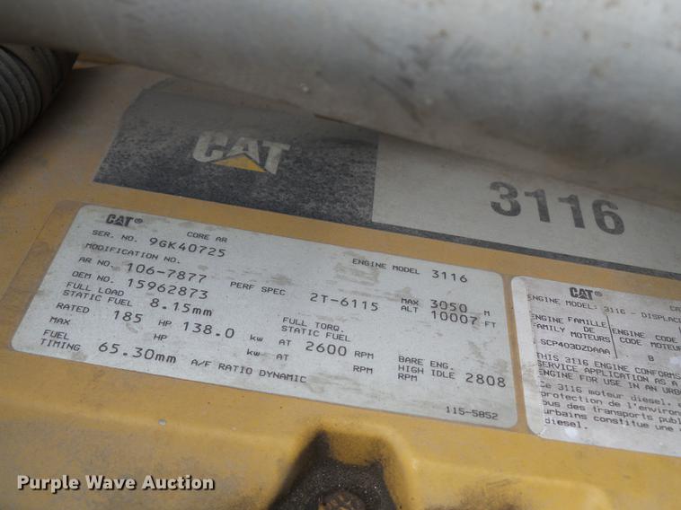 image for item DD2317 1996 GMC Top Kick C6500 flat dump bed truck