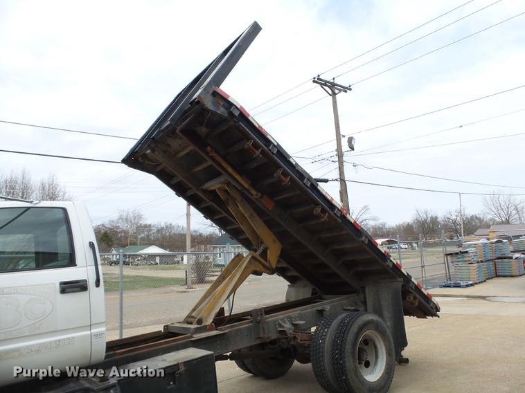 image for item DD2317 1996 GMC Top Kick C6500 flat dump bed truck