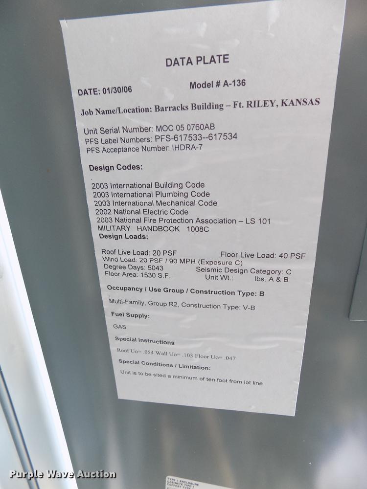 image for item DD3684 2006 Modular housing