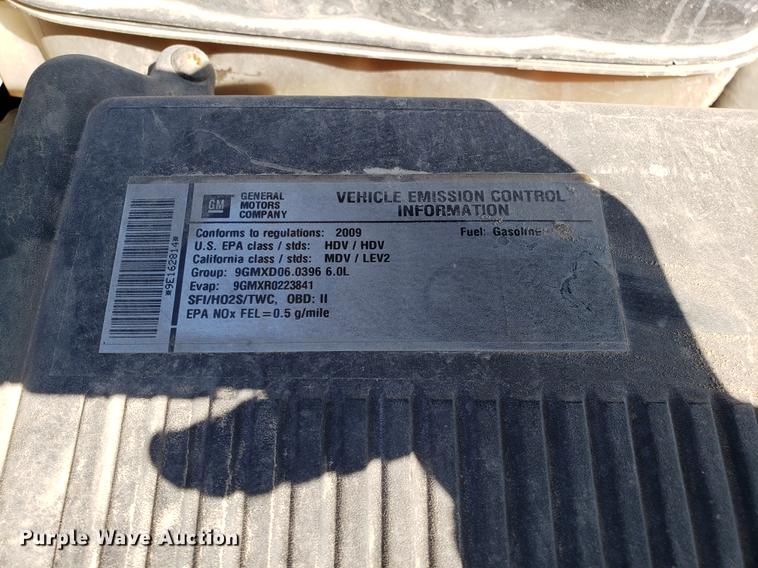 image for item DD4035 2009 Chevrolet Silverado 2500HD Ext. Cab pickup truck