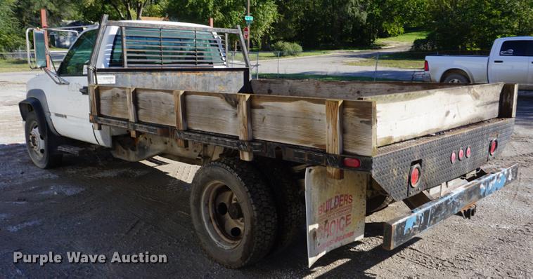 image for item DD6650 1997 Chevrolet 3500HD flatbed pickup truck