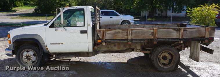 image for item DD6650 1997 Chevrolet 3500HD flatbed pickup truck