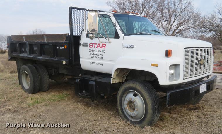 image for item DD6942 1993 Chevrolet Kodiak C6500 dump truck