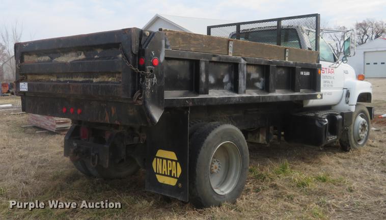 image for item DD6942 1993 Chevrolet Kodiak C6500 dump truck