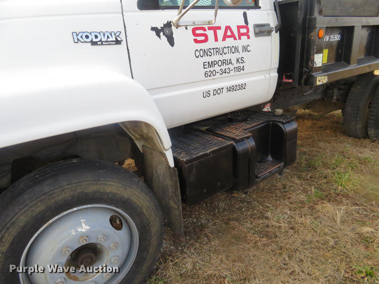 image for item DD6942 1993 Chevrolet Kodiak C6500 dump truck