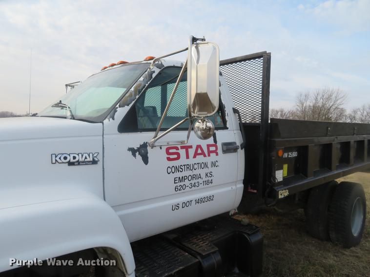 image for item DD6942 1993 Chevrolet Kodiak C6500 dump truck